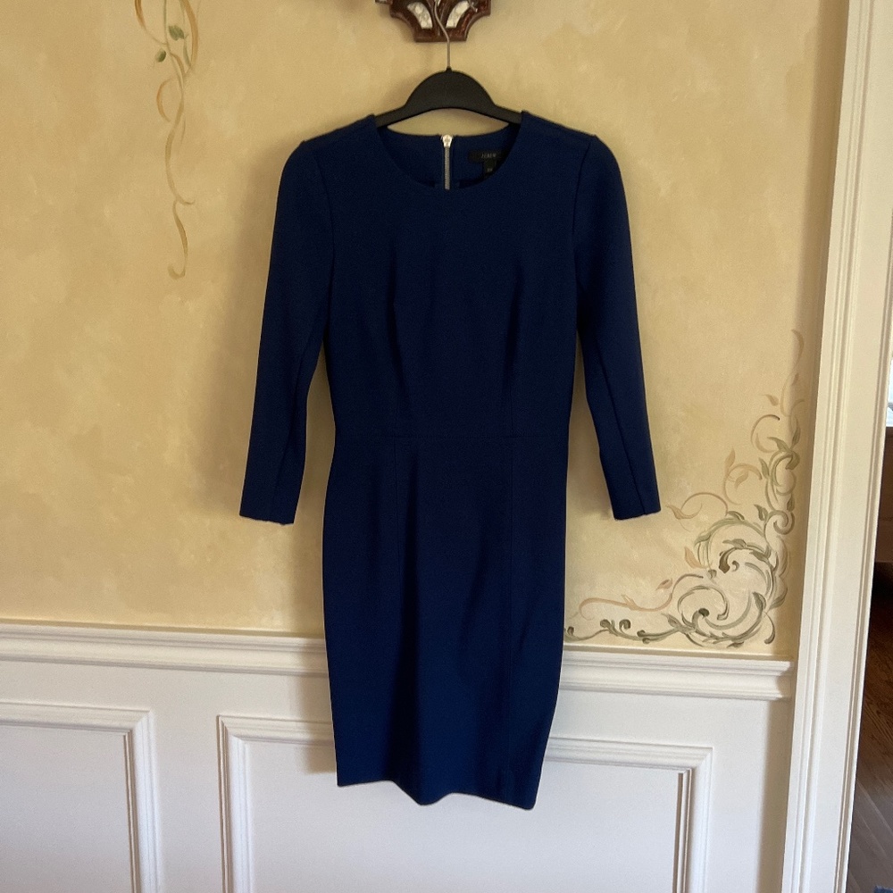 Navy blue J Crew dress